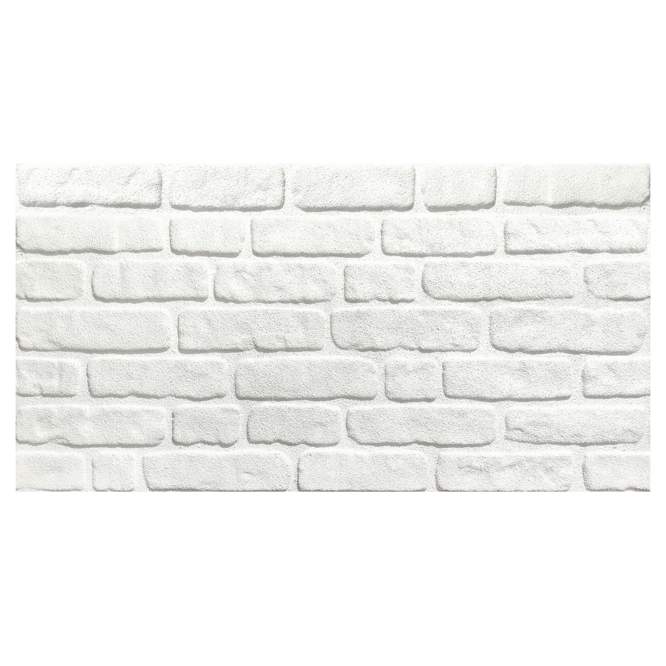 White Snow L-1900 3D White Brick Wall Panels