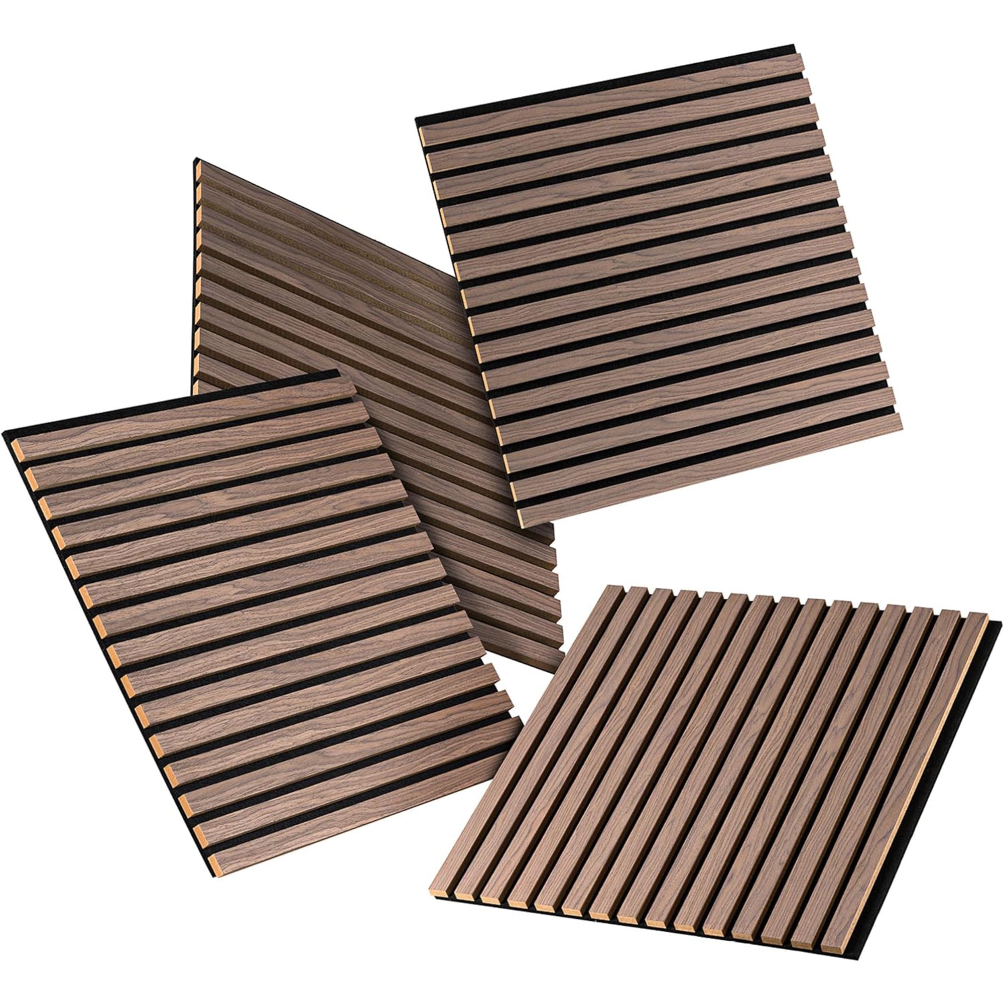 Izodekor Bamboo Acoustic Wood Panels 60x60cm (4 pcs in pack)