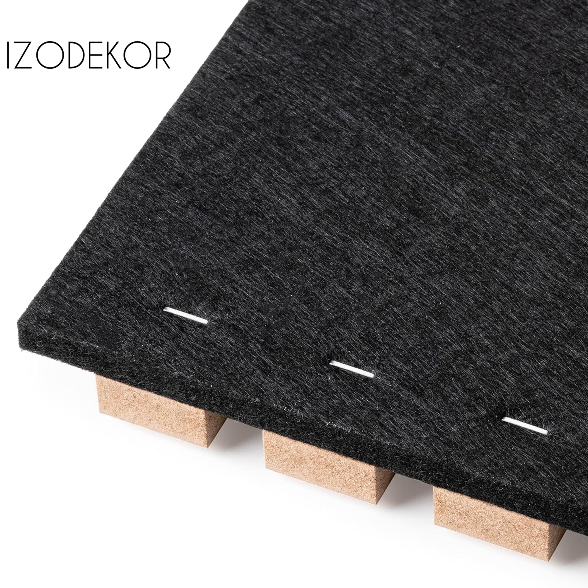 Izodekor Bamboo Acoustic Wood Panels 60x60cm (4 pcs in pack)