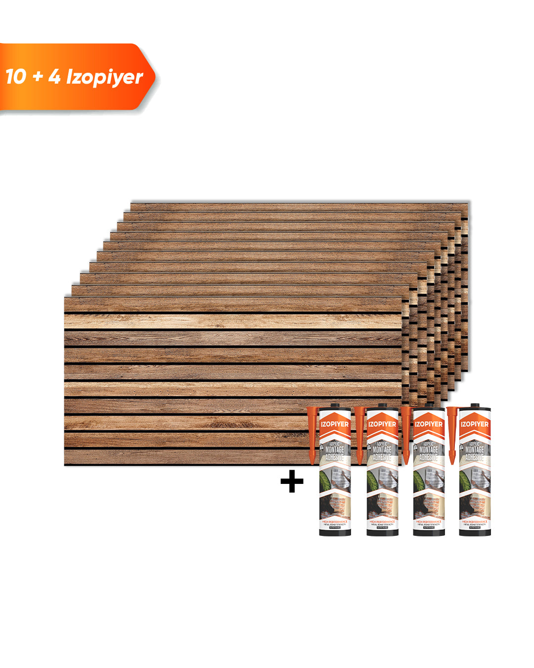 Dark Wood AP-02  3D Acoustic Wall Panels