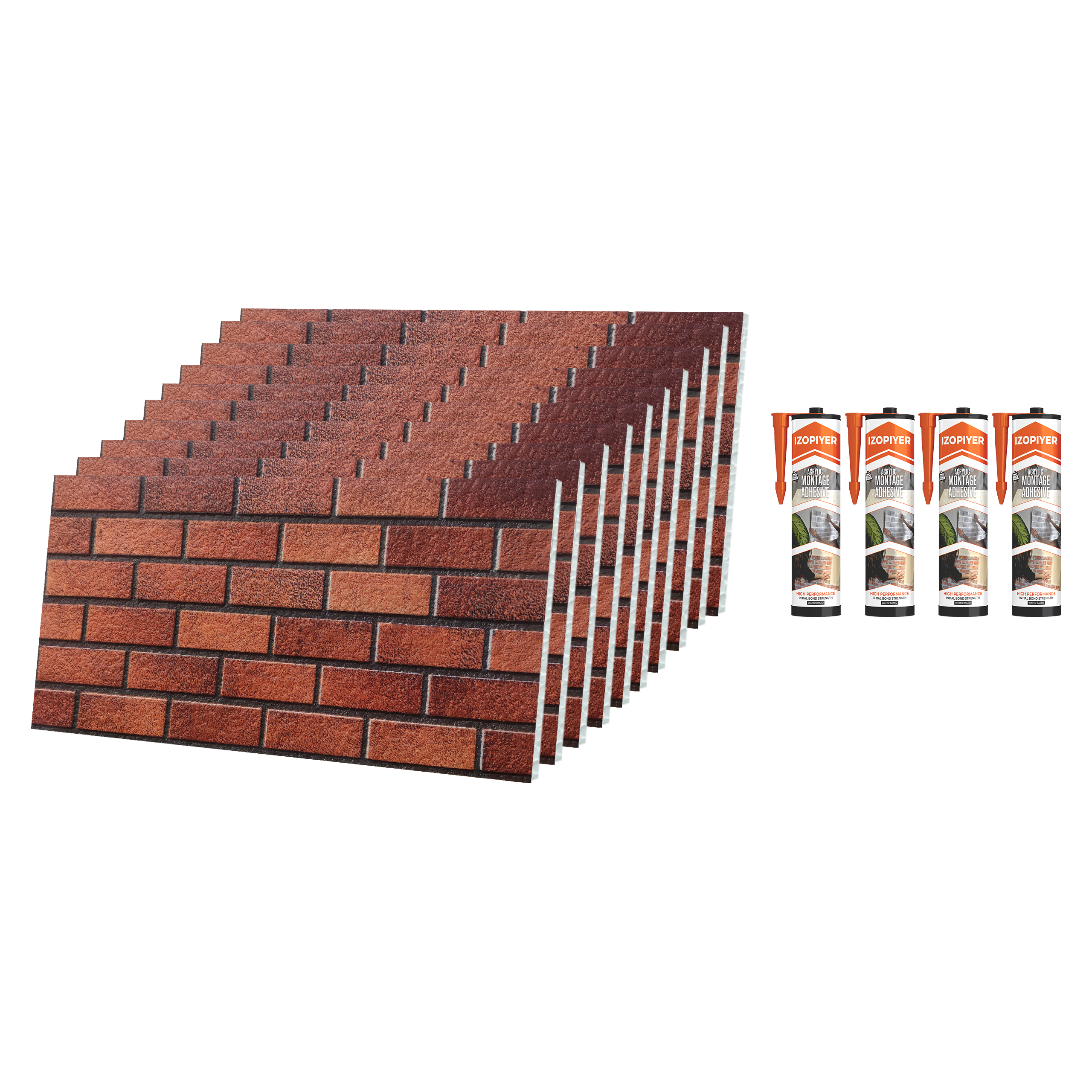 Oldbury T-1705 3D Brick Wall Panels