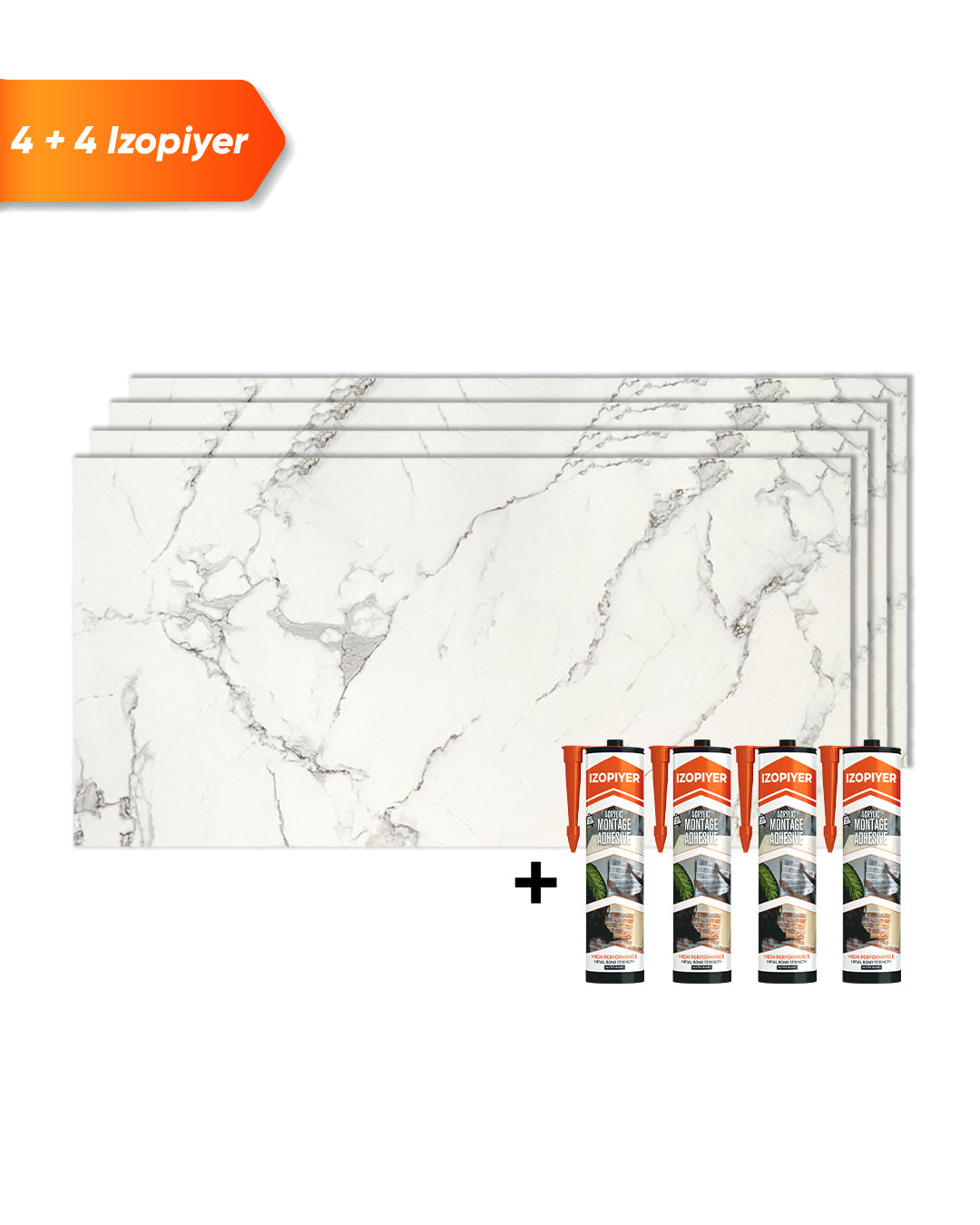 Carrara Marble Look Wallpanels