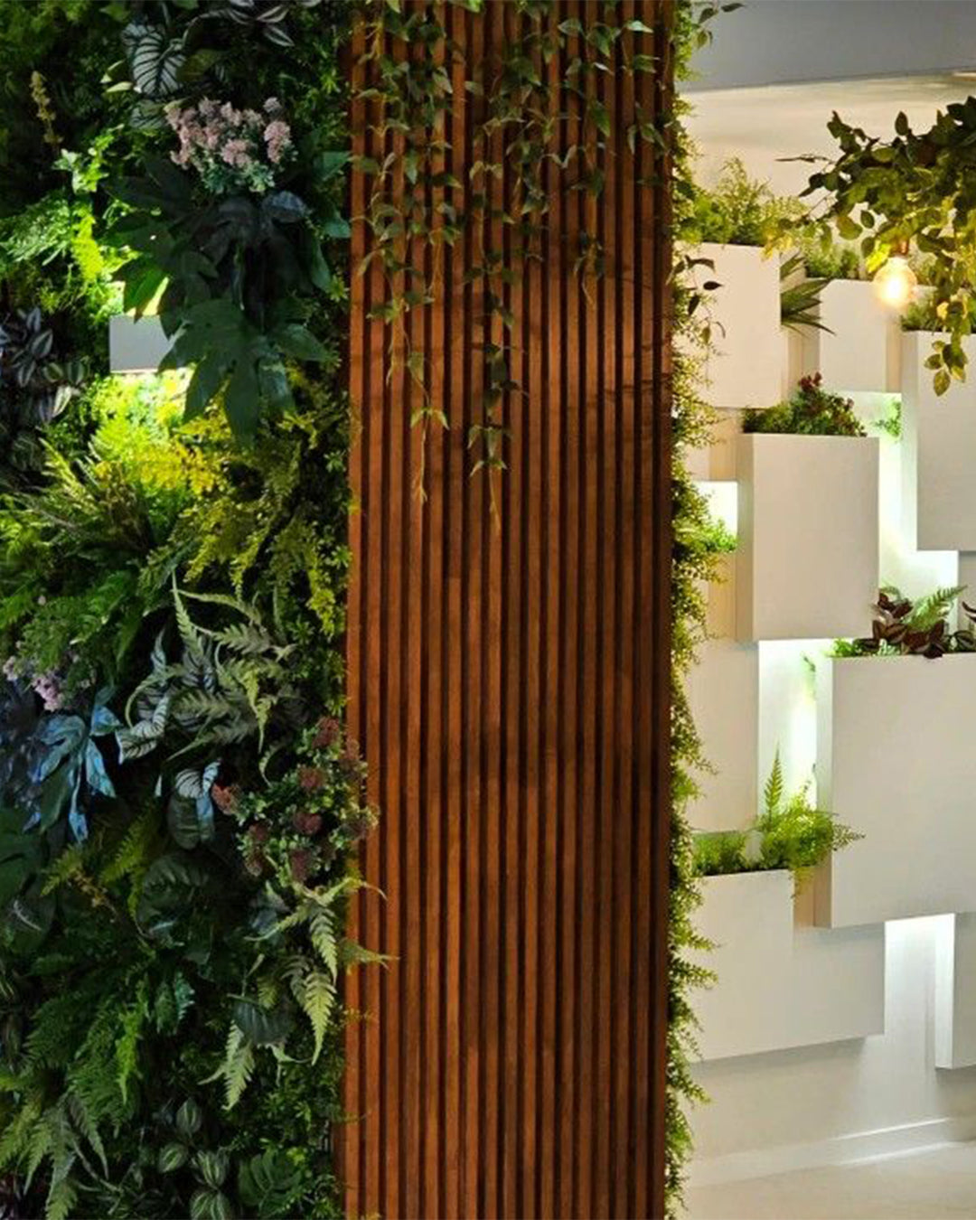 Grass Breeze Decorative Artificial Grass For Wall Panels, Grass Plant 50*50CM