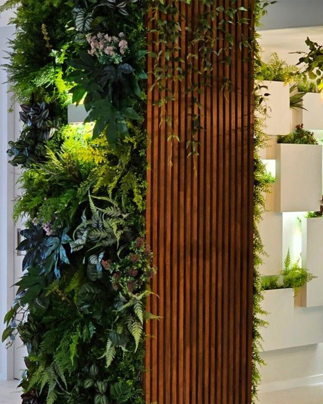 Grass Nature Wonder Decorative Artificial Grass For Wall Panels, Grass Plant 100*100CM