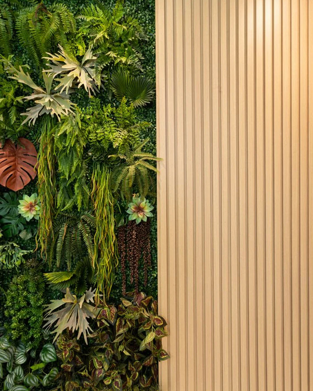 Grass Nature Wonder Decorative Artificial Grass For Wall Panels, Grass Plant 100*100CM