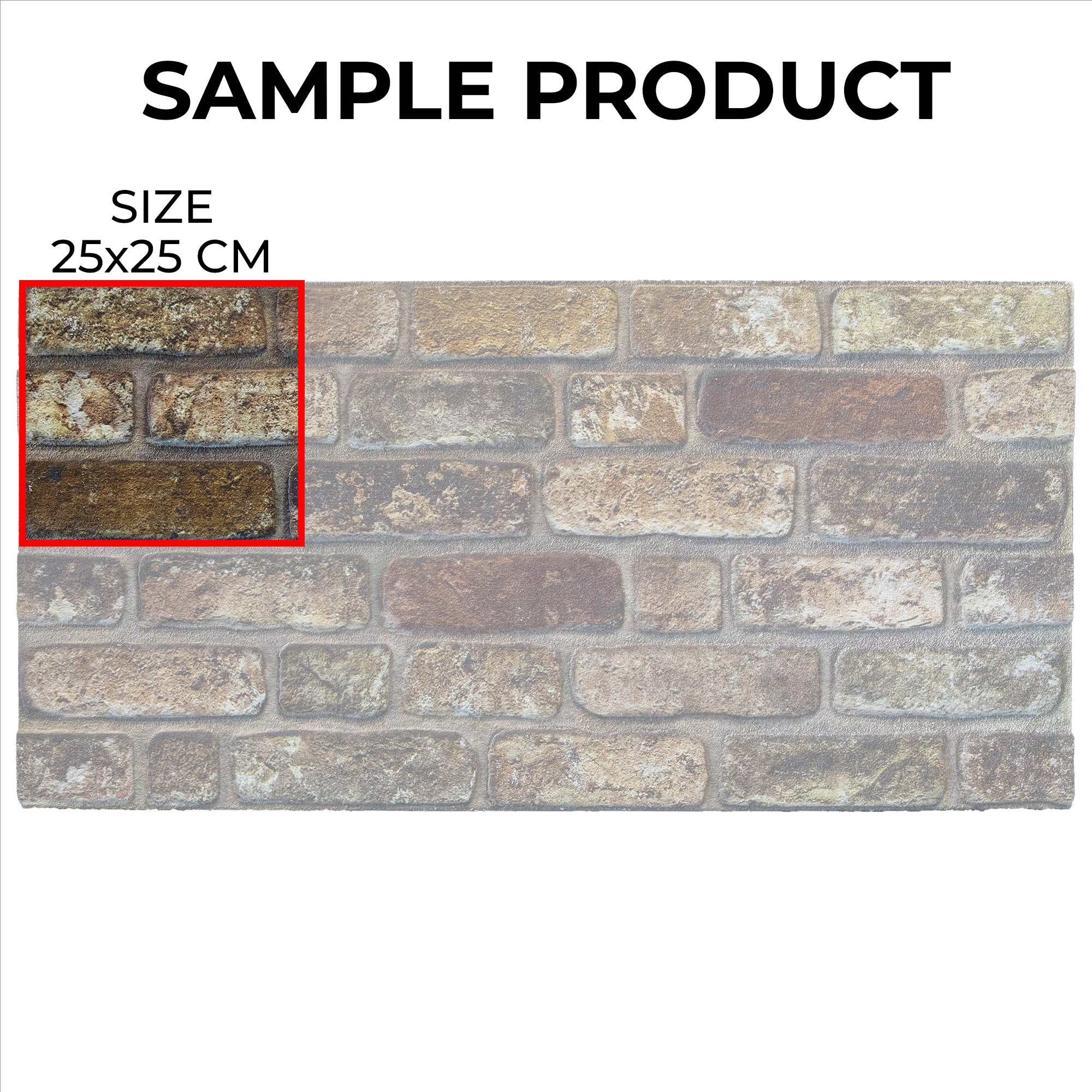 Sample Product 25x25 cm Sandsturm L-1924 3D Decorative Wall Panels