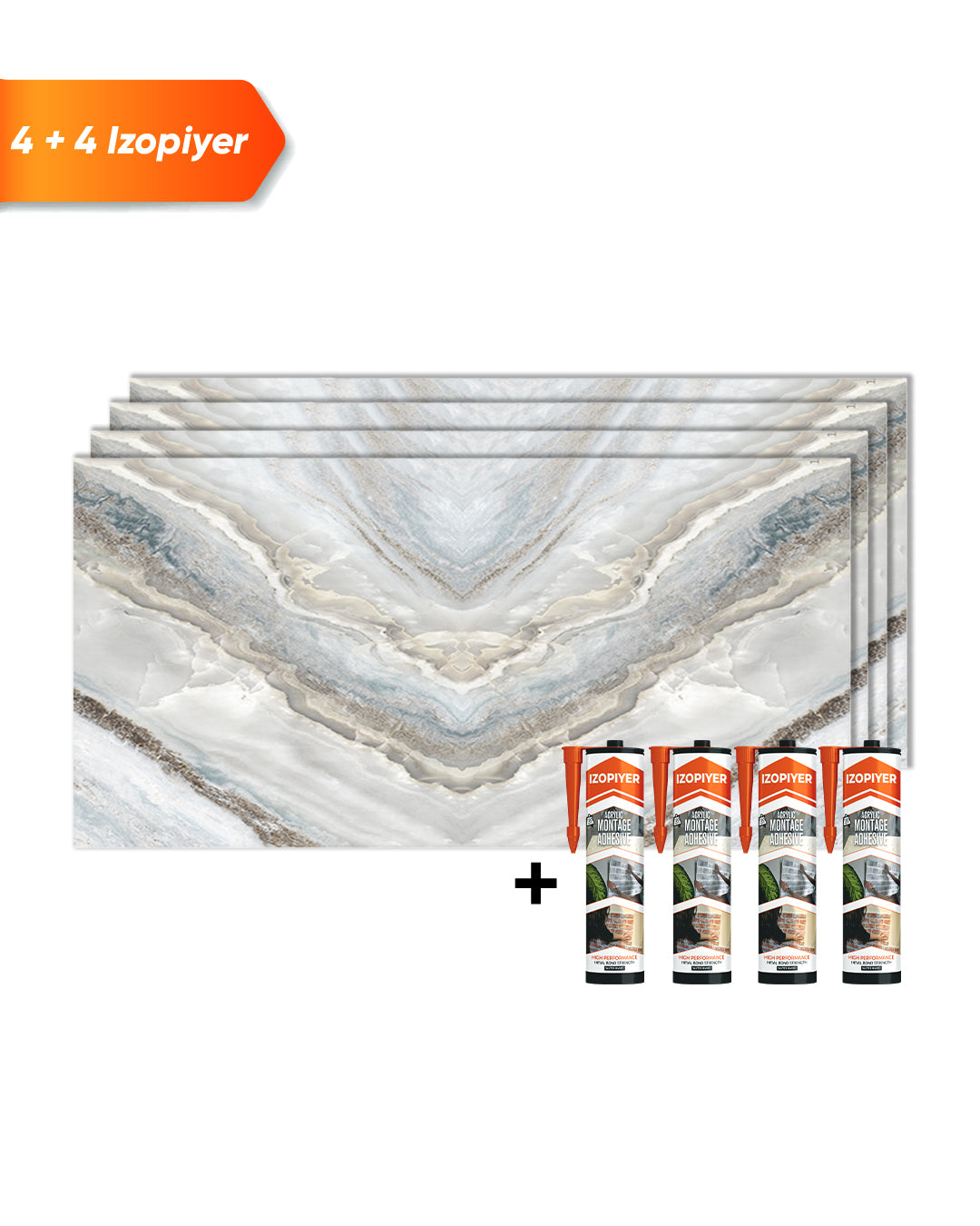 Pearl Land Marble Look Wallpanels