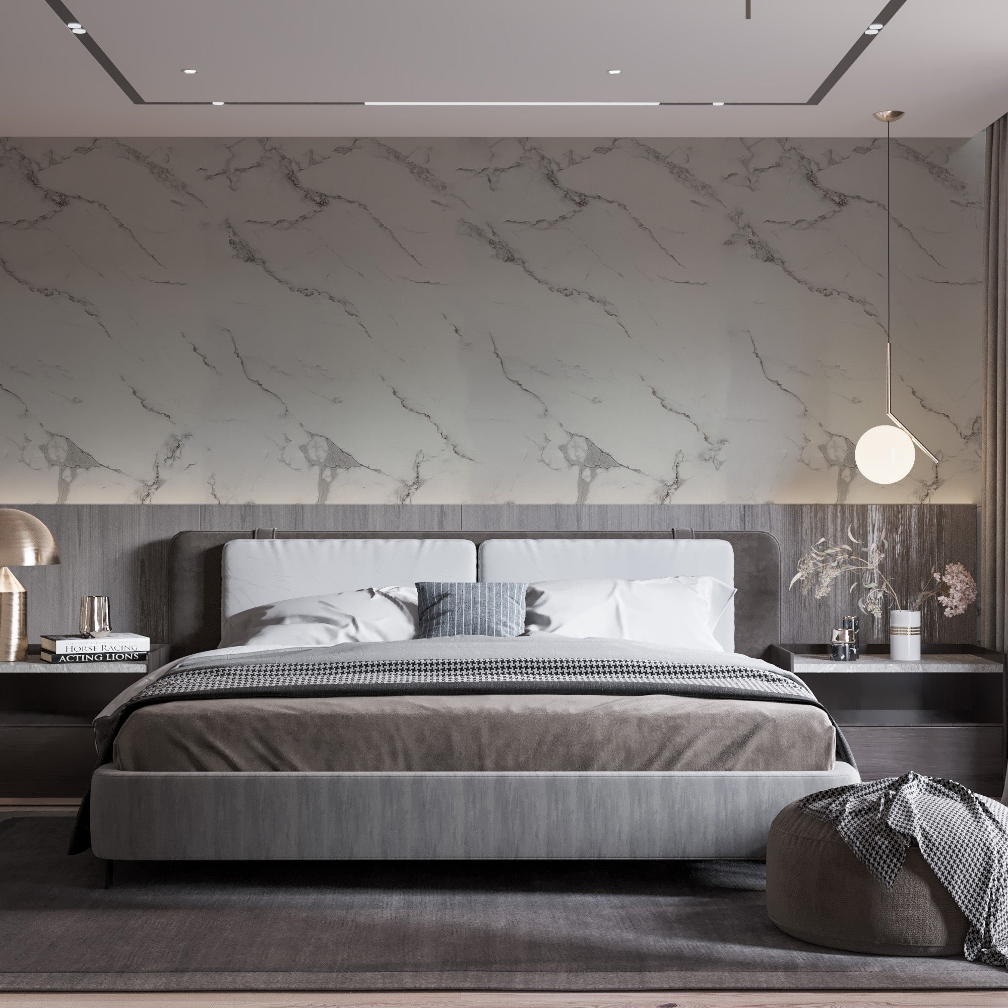 Carrara Marble Look Wallpanels