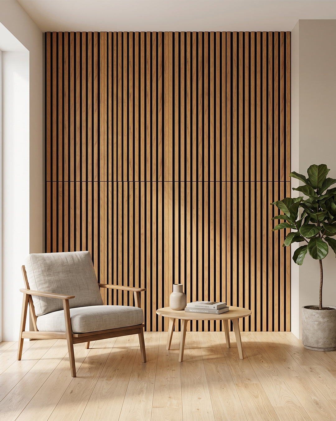 Wood Acoustic Panel 60x120 cm