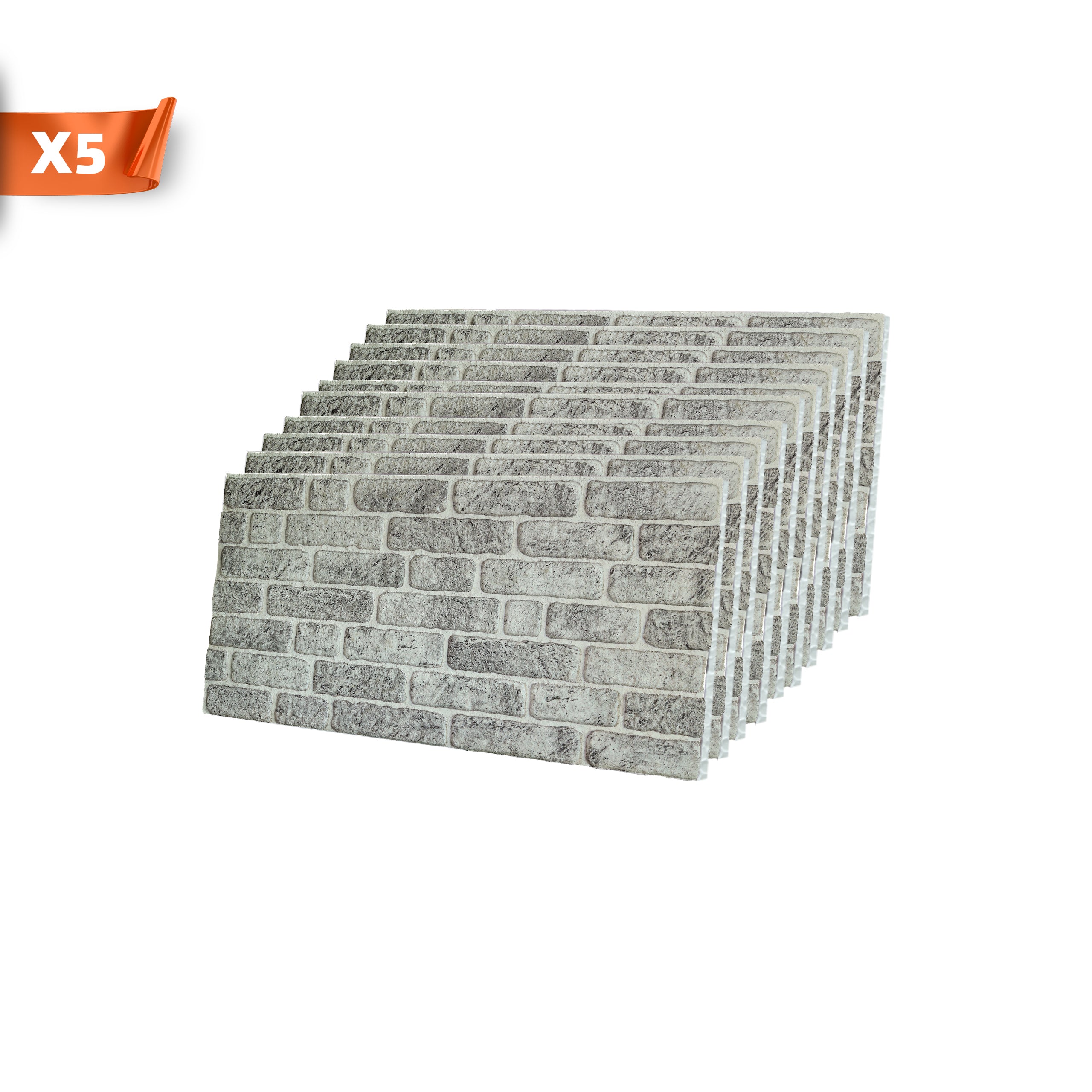 White Grey L-1702 3D Decorative Wall Panels