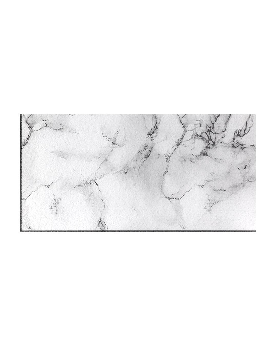 Wall Cladding Marble-look 50×100×2 cm | 3D Wall Panels Made of Styrofoam | Carrara White AT-05
