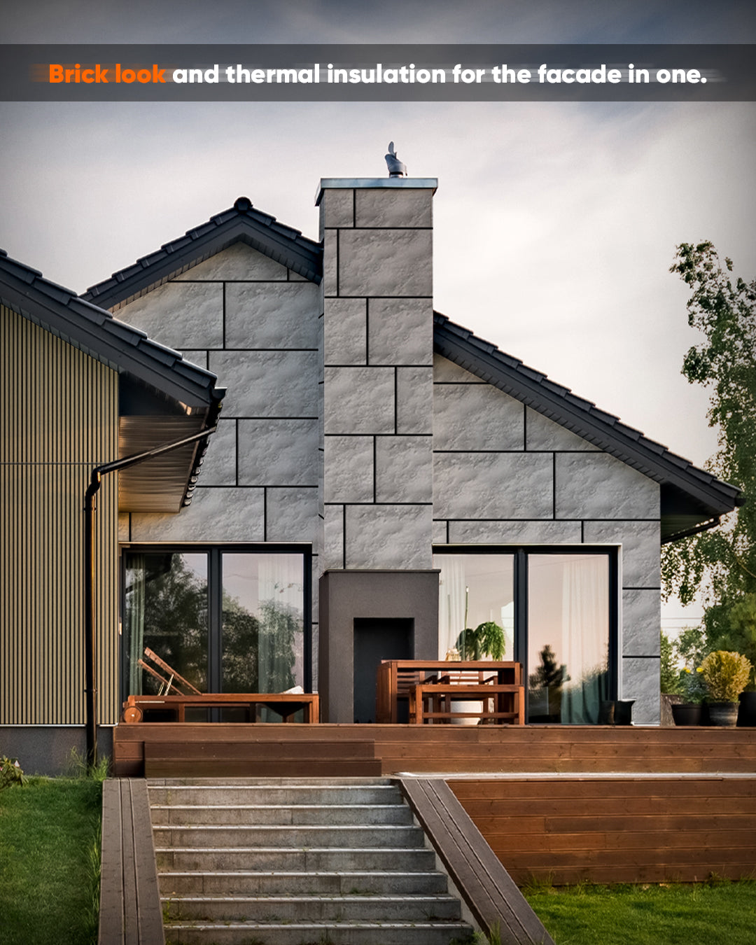 Wall Cladding Concrete Look 50×100×2 cm | 3D Wall Panels Made of Styrofoam | Silver Concrete AT-18