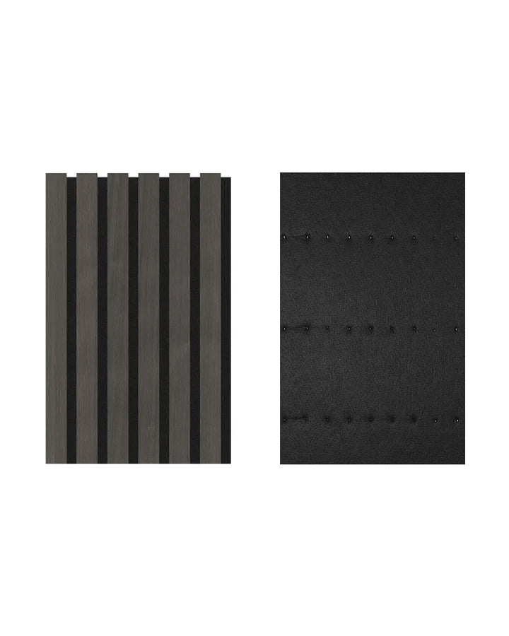 Dark Wood Acoustic Wood Wall Panels