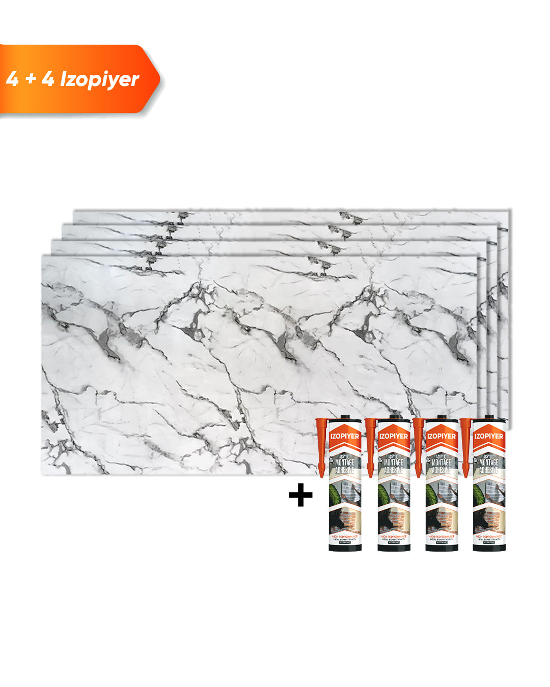 Arctic Breeze Marble Look Wallpanels