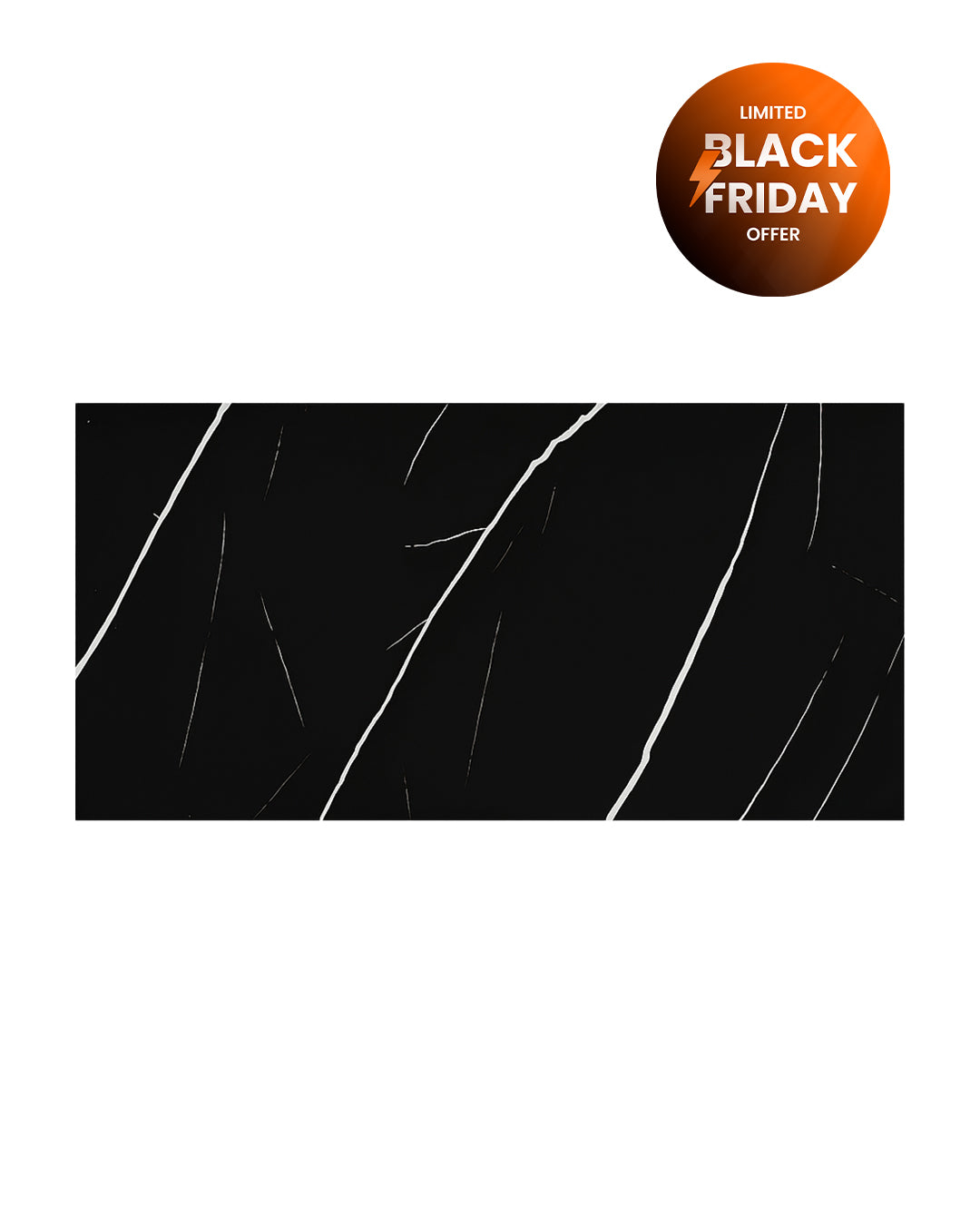 Black Lightning Marble Look Wallpanels