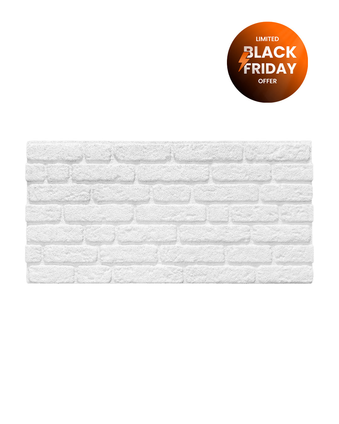 White Snow L-1900 3D White Brick Wall Panels