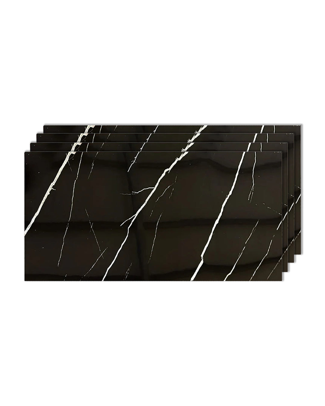 Black Lightning Marble Look Wallpanels