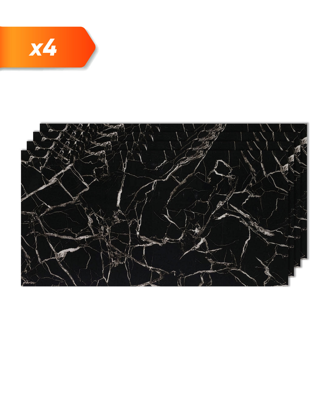 Black White Marble Look Wallpanels