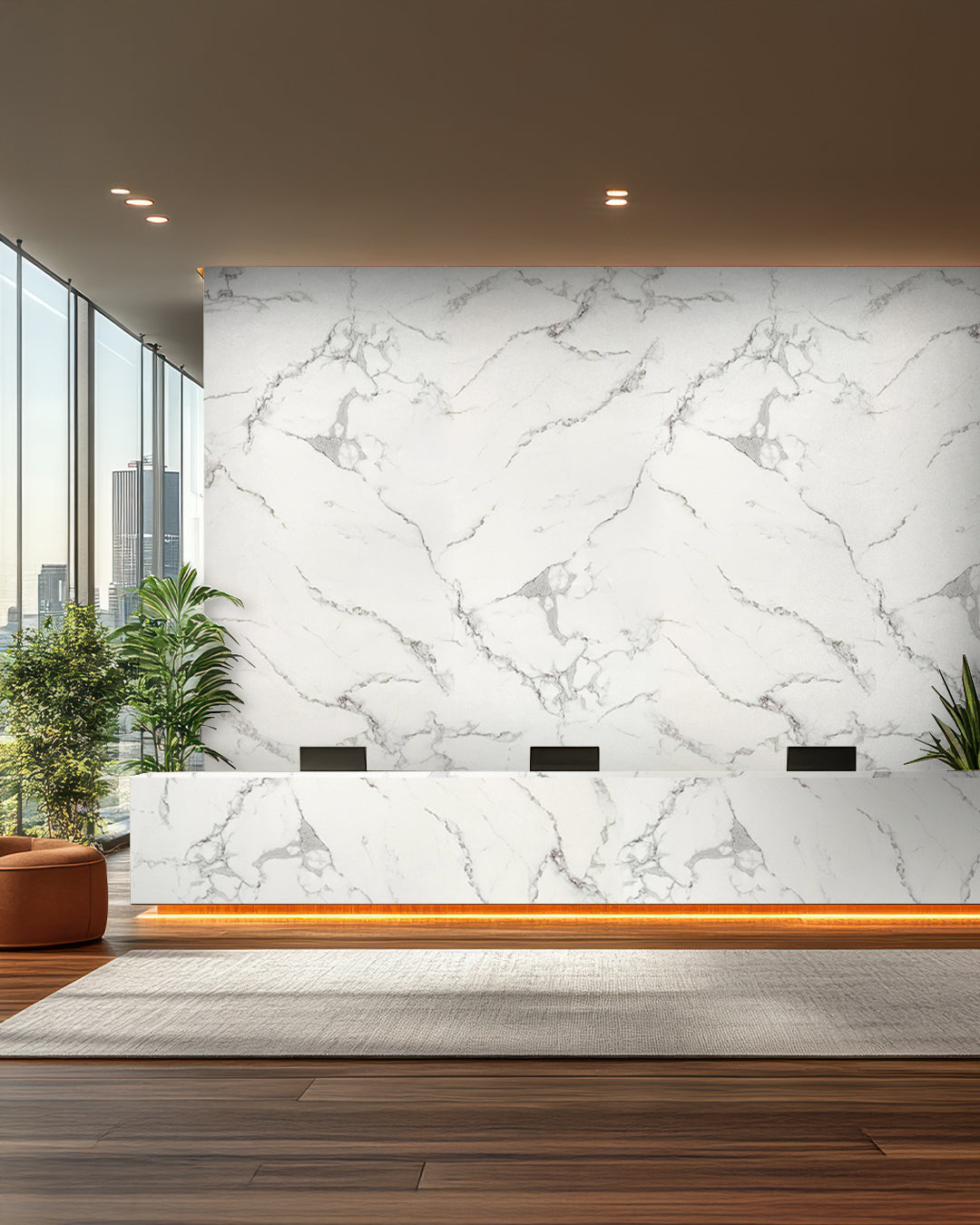 Carrara Marble Look Wallpanels