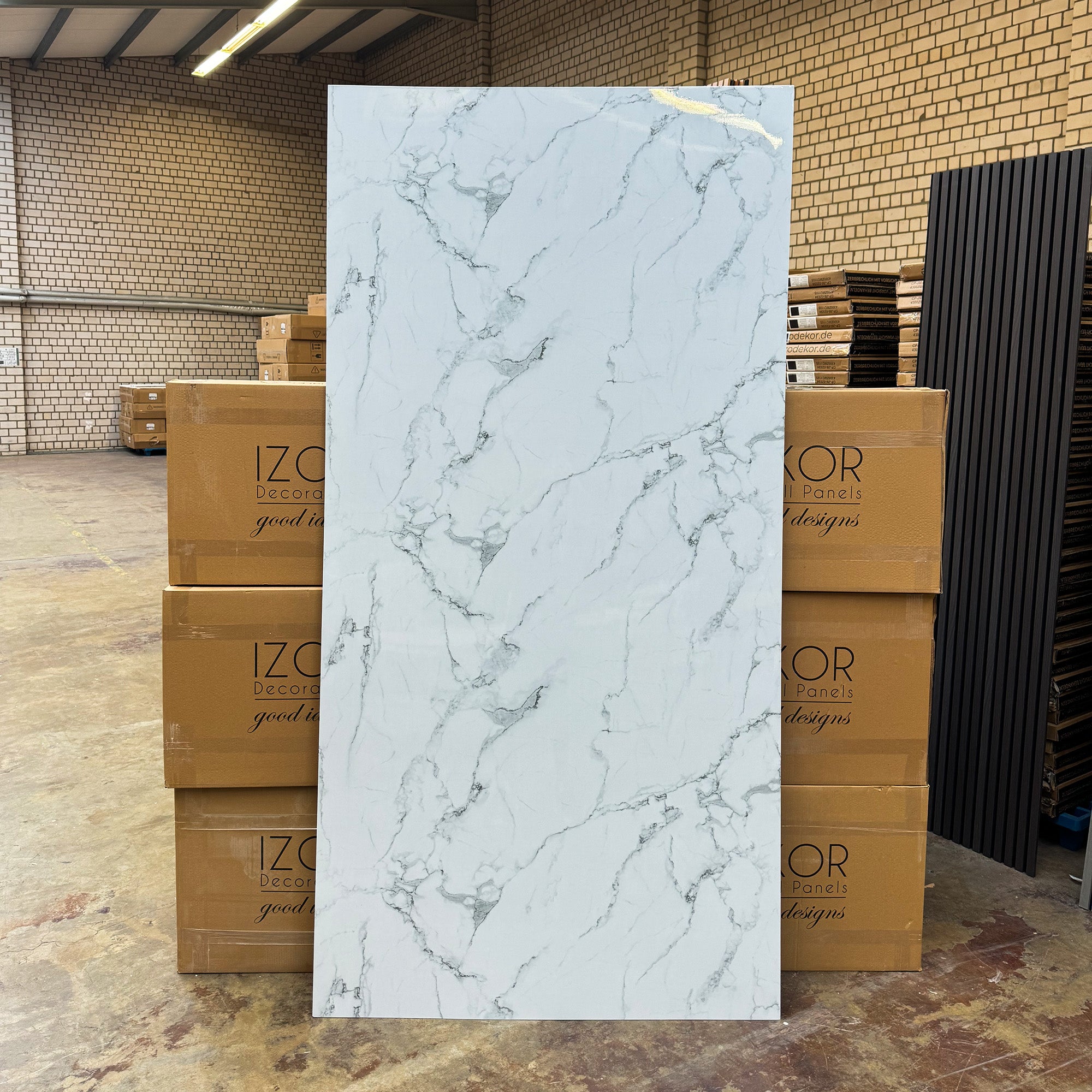 Carrara Marble Look Wallpanels