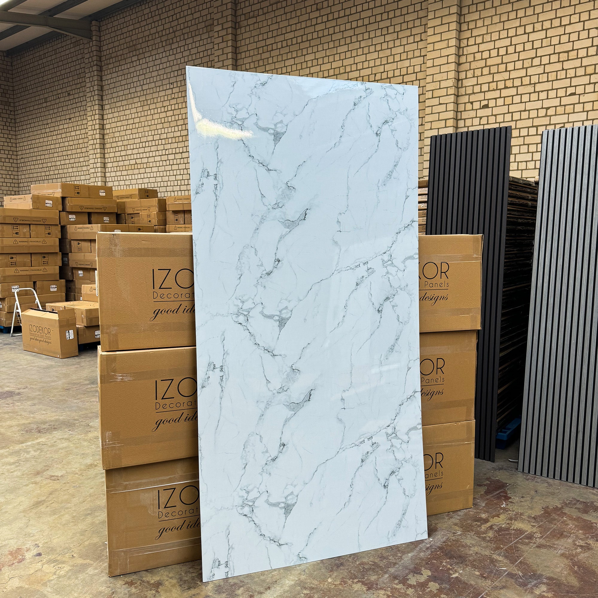 Carrara Marble Look Wallpanels