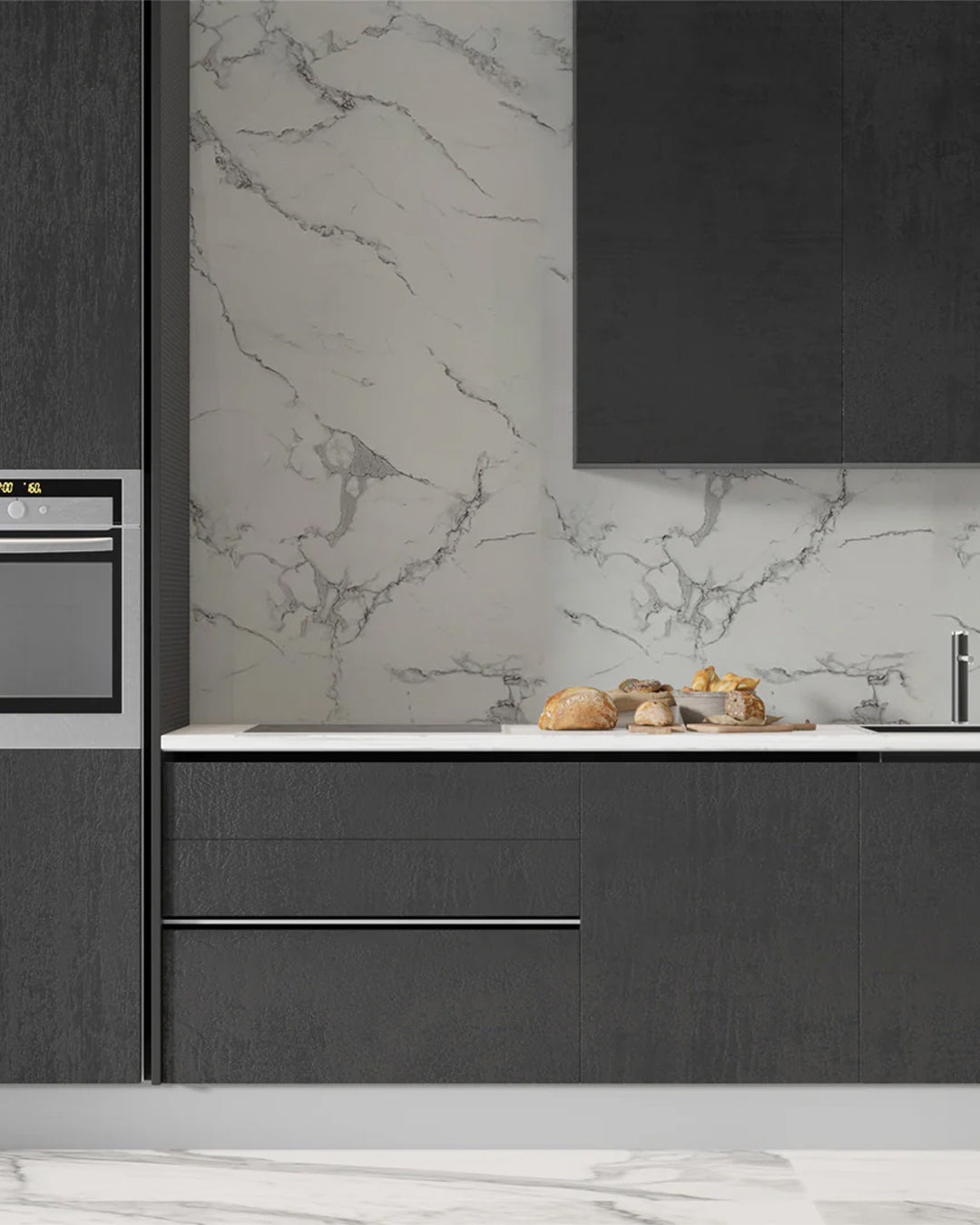 Carrara Marble Look Wallpanels