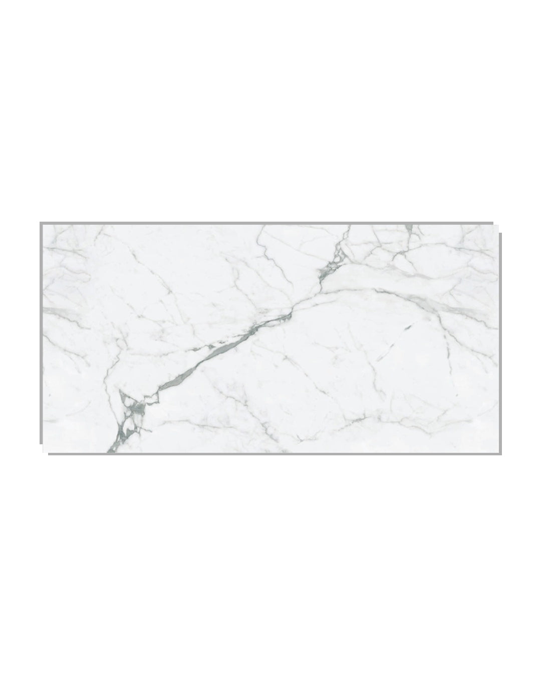 SPC Wall Panel 60×120 cm | Waterproof Wall Cladding | Carrara Marble