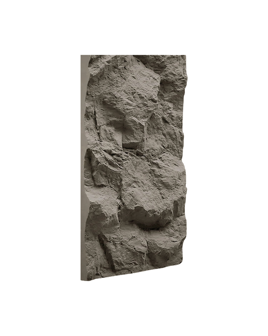 PU Wall Panels with Stone Effect | Dark Grey Stone | 5 cm Thick | 60 x 120 cm
