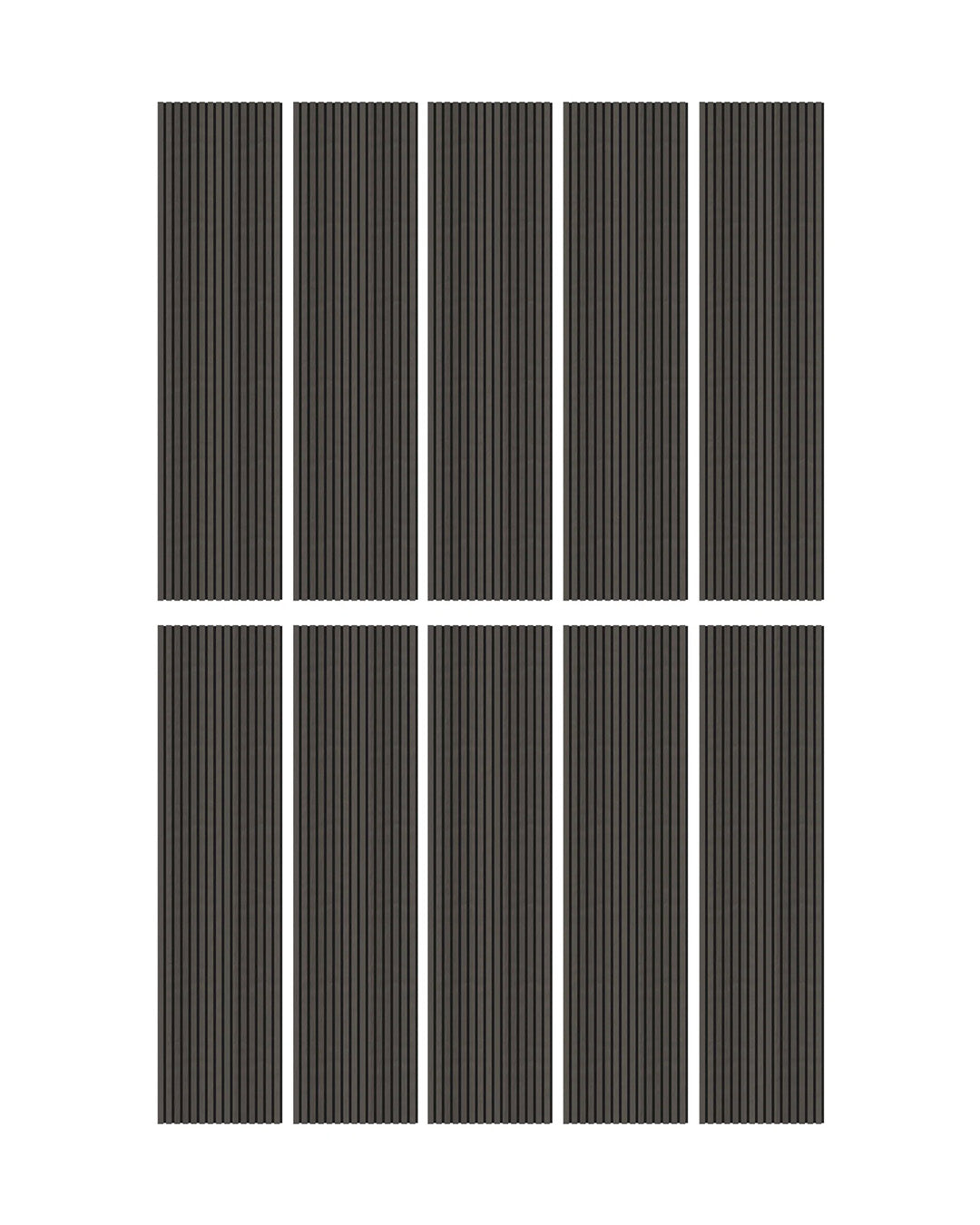 Dark Wood Acoustic Wood Wall Panels
