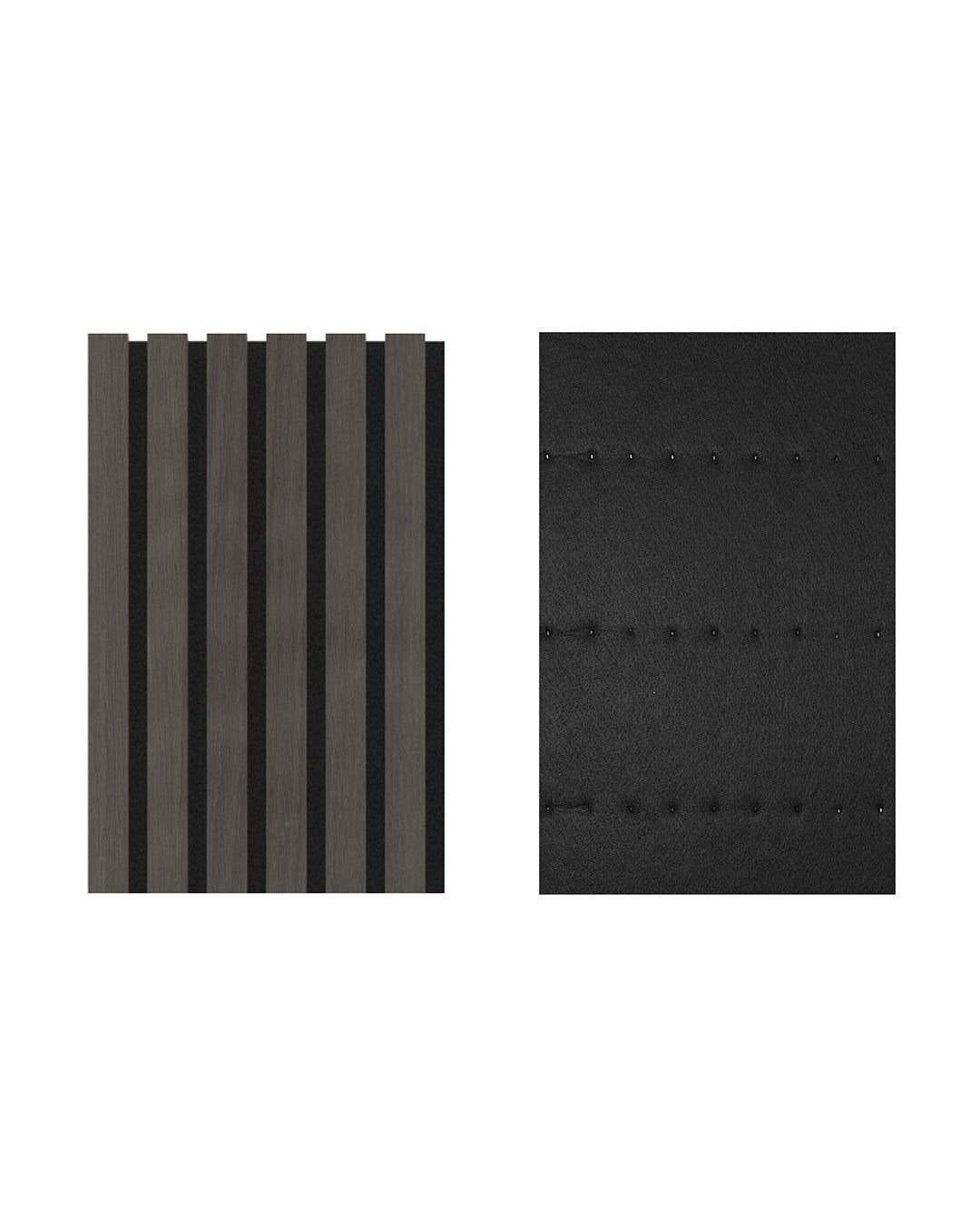 Dark Wood Acoustic Wood Wall Panels