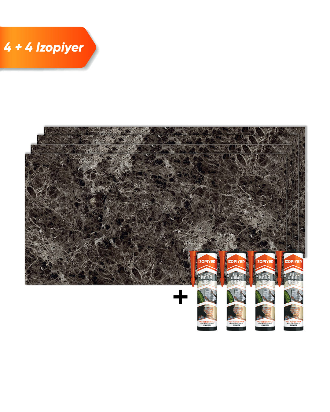 Emperador Dark Marble Look Wallpanels
