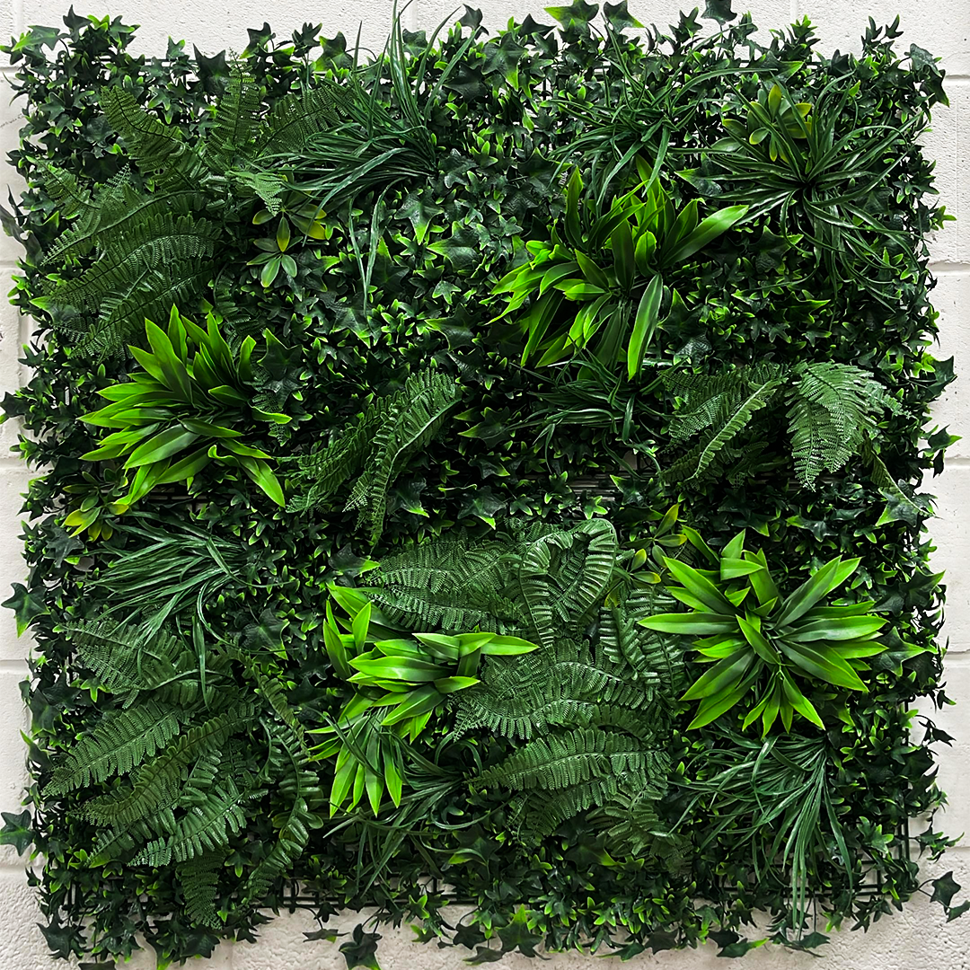 Grass Legend Green Decorative Artificial Grass For Wall Panels, Grass Plant 100*100CM