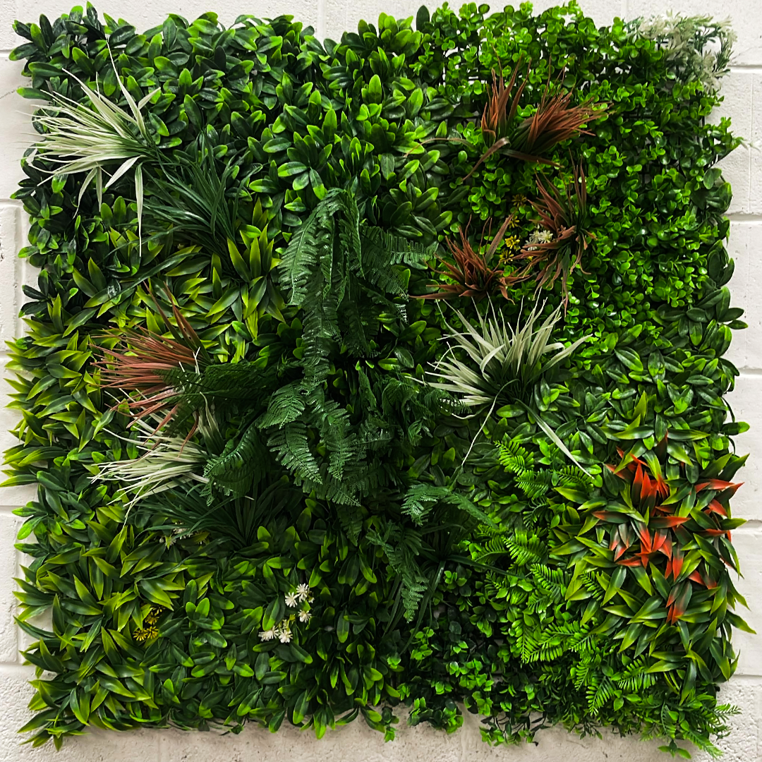 Grass Nature Wonder Decorative Artificial Grass For Wall Panels, Grass Plant 100*100CM