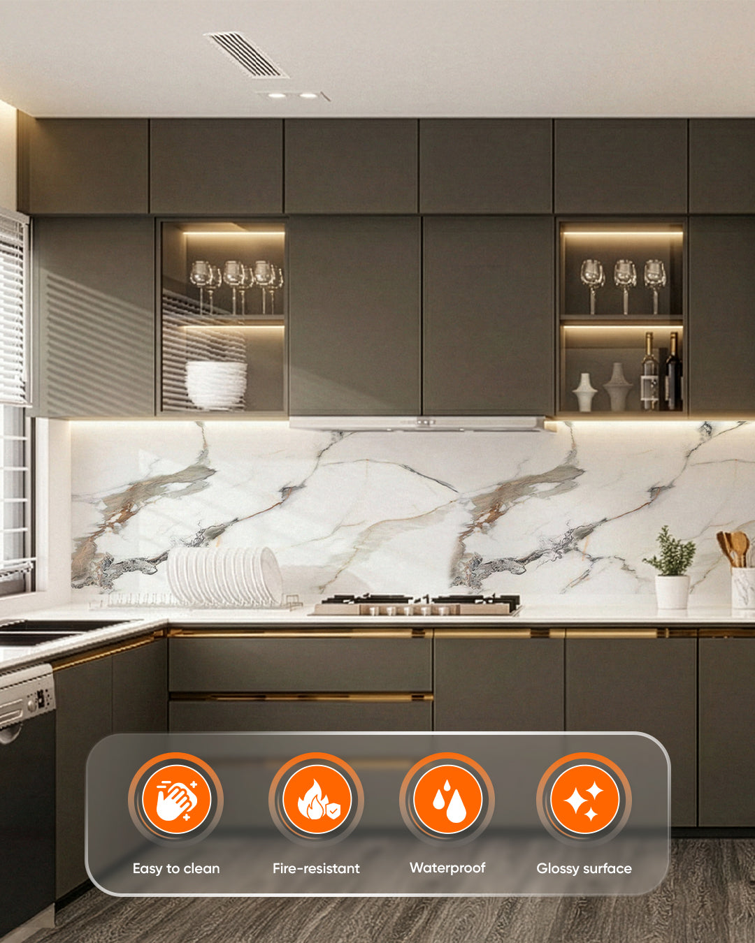 Garden Of Eden Marble Look Wallpanels