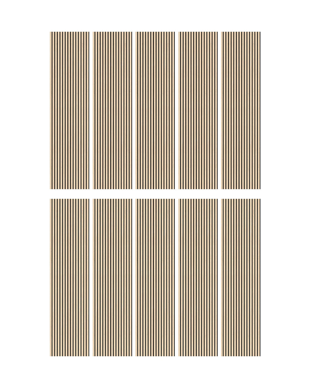 Golden Oak Acoustic Wood Wall Panels