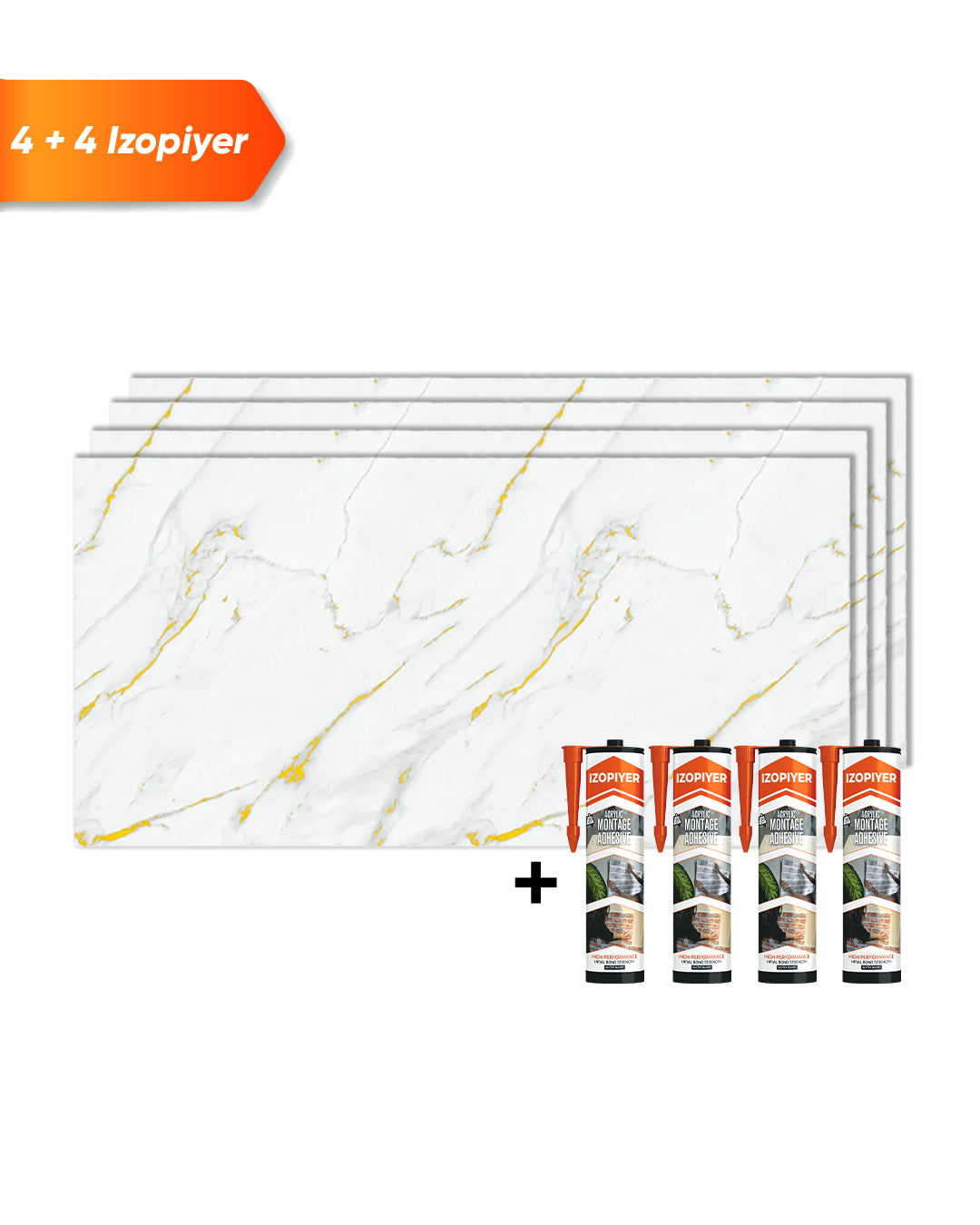 Golden Harmony Marble Look Wallpanels