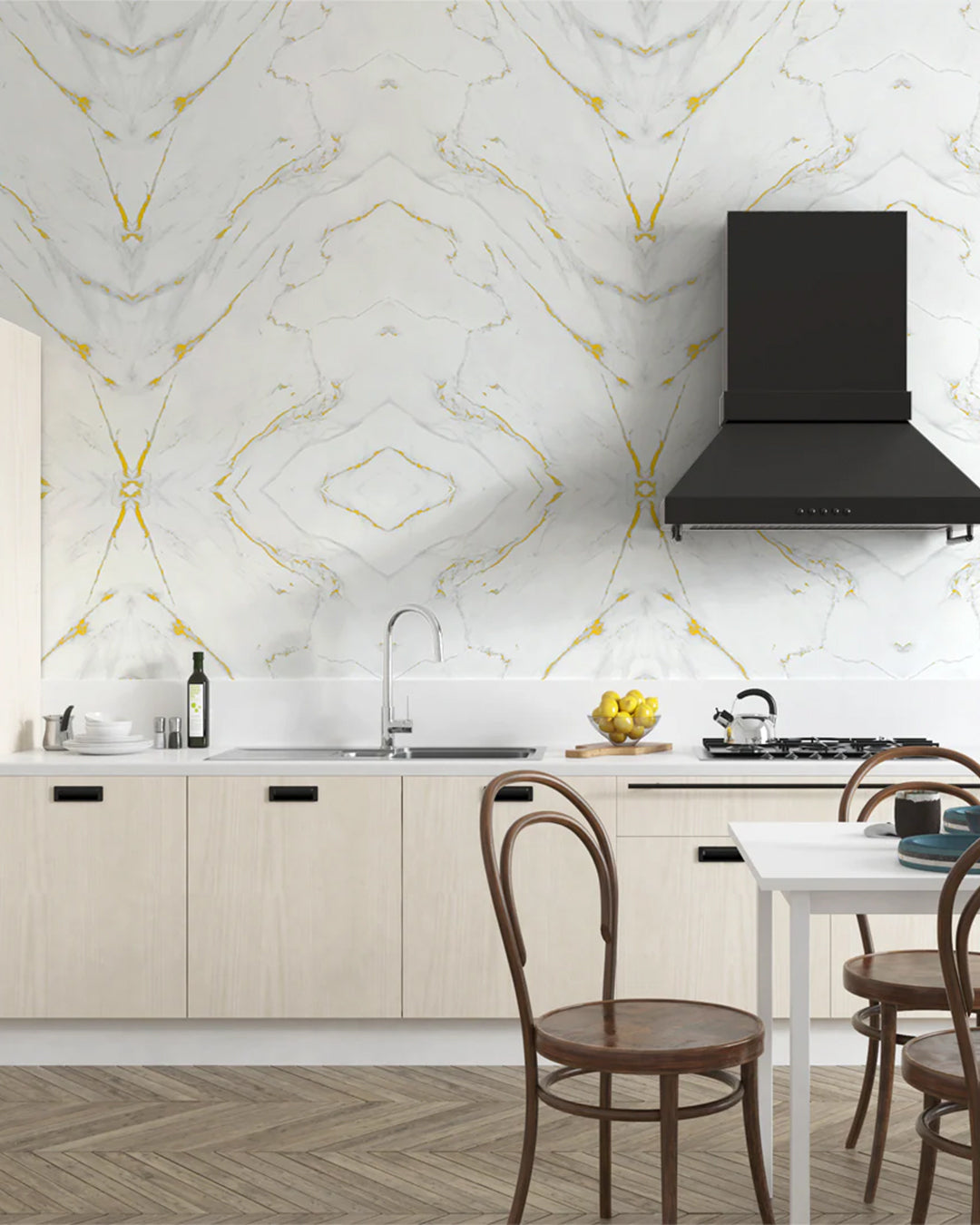 Golden Harmony Marble Look Wallpanels