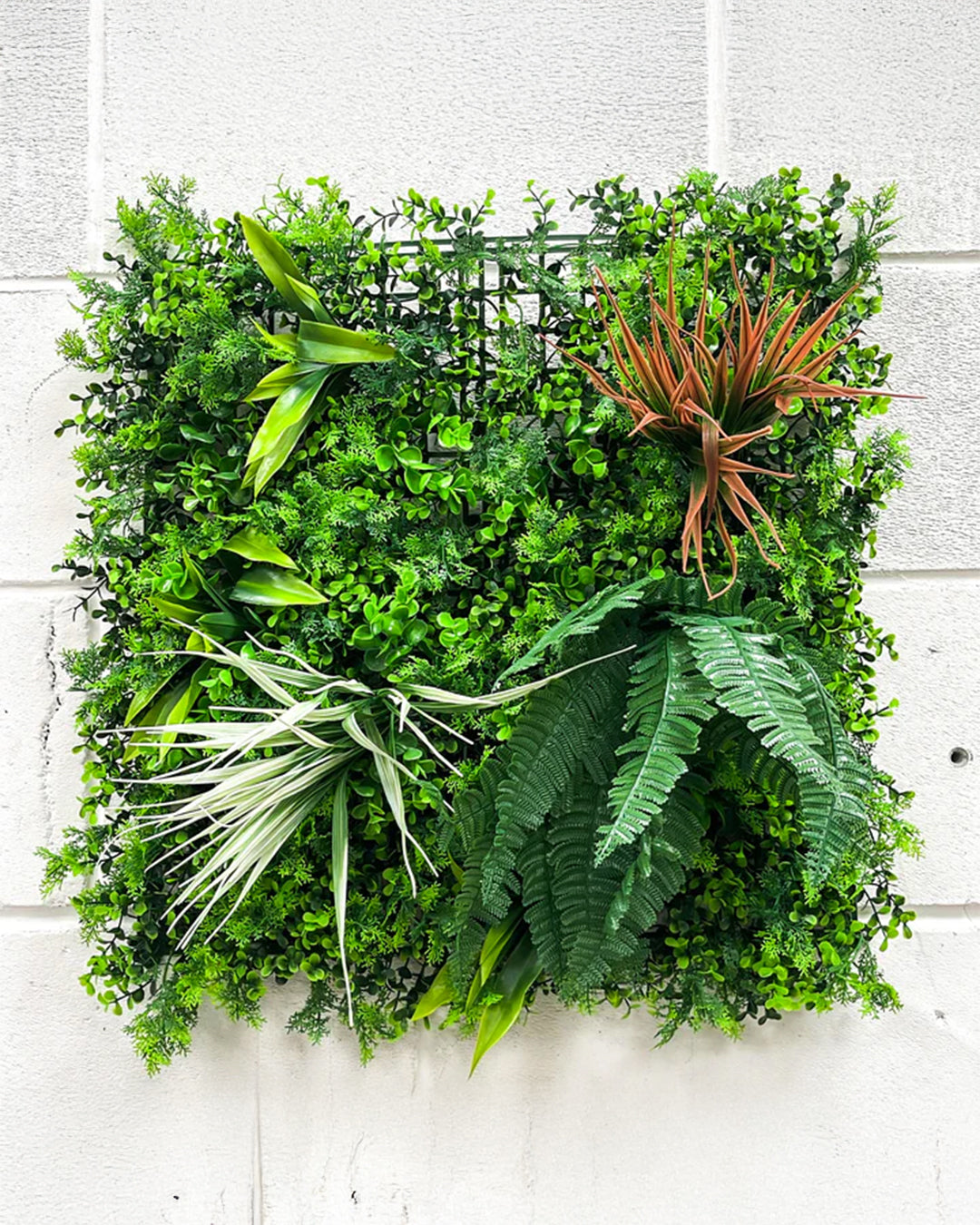 Grass Breeze Decorative Artificial Grass For Wall Panels, Grass Plant 50*50CM
