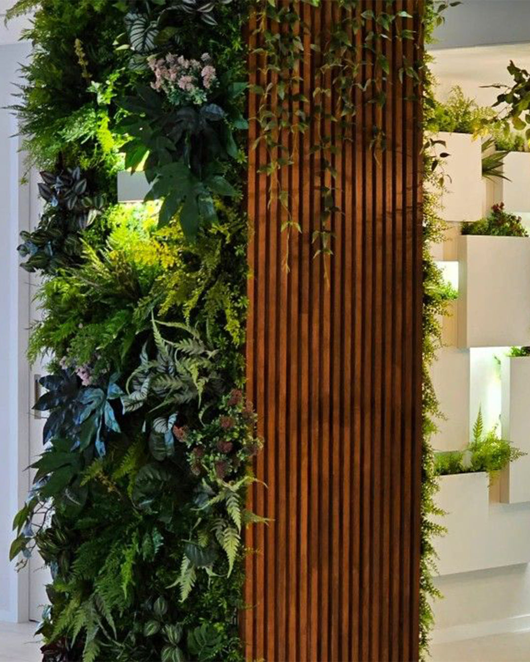 Grass Legend Green Decorative Artificial Grass For Wall Panels, Grass Plant 100*100CM