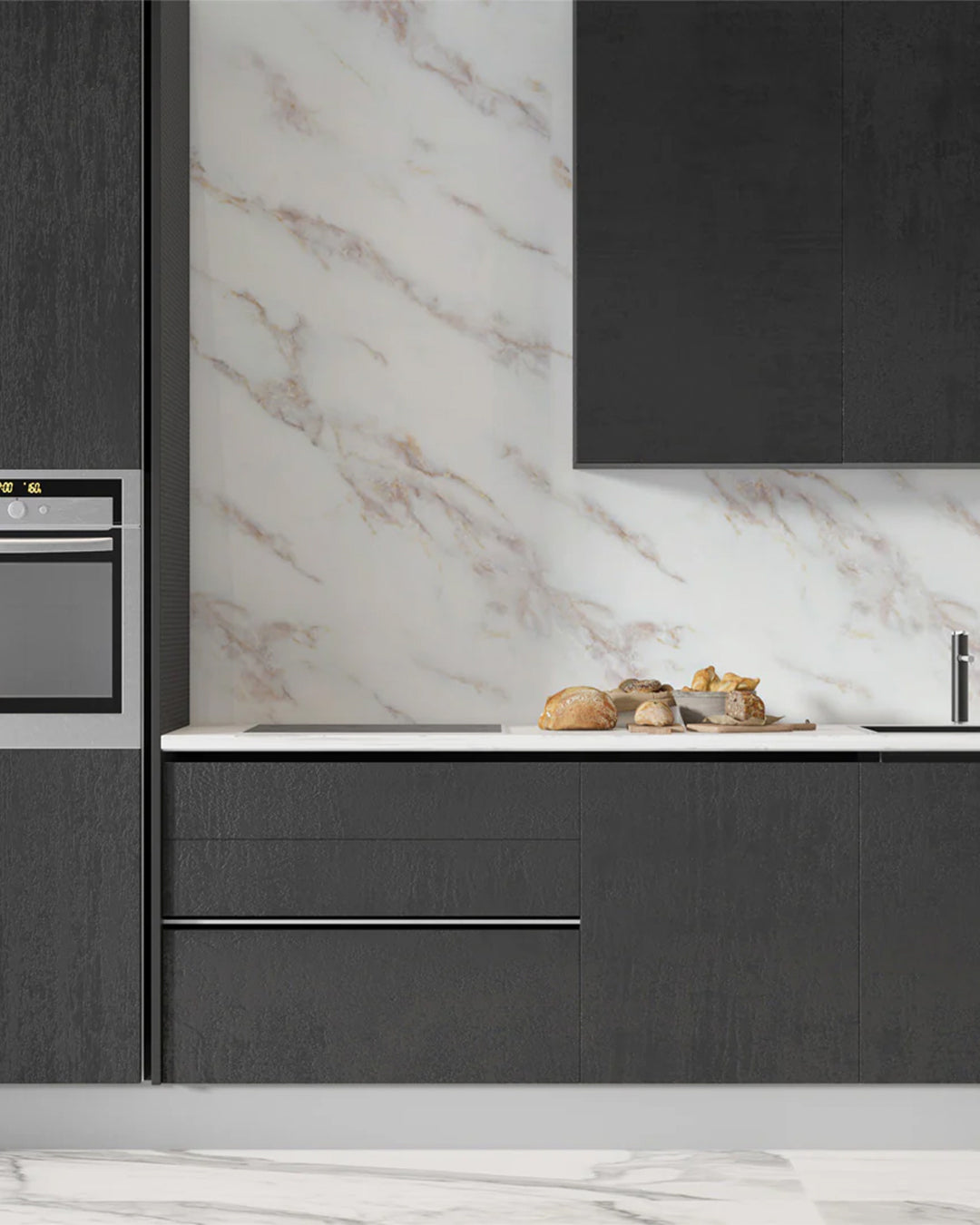 Ice Berg Beige Marble Look Wallpanels