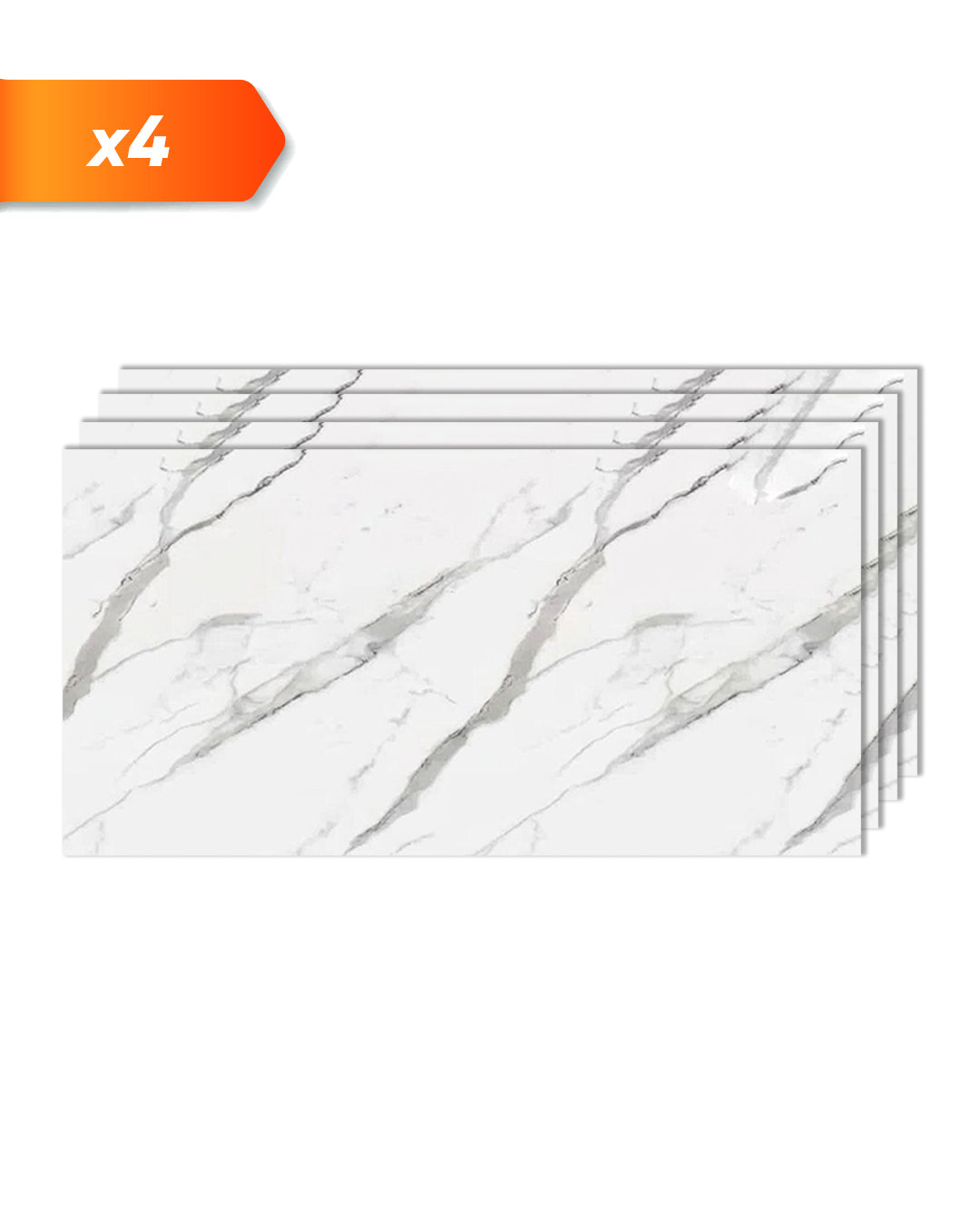 Ice Berg Grey New Marble Look Wallpanels
