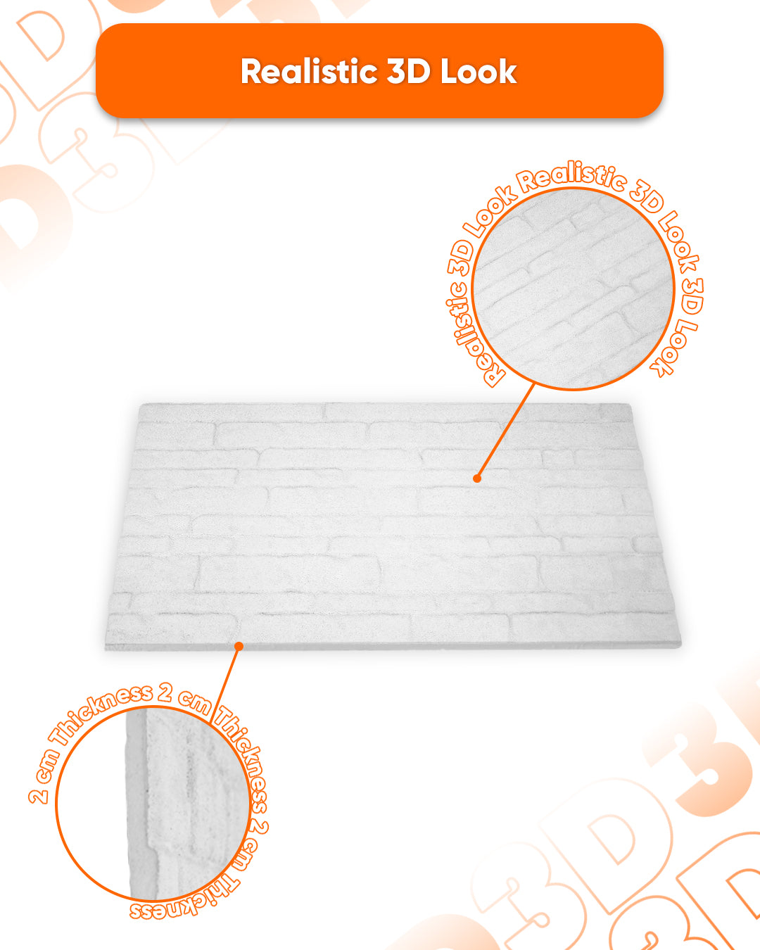 Cream Dream N-04 3D Decorative Wall Panels