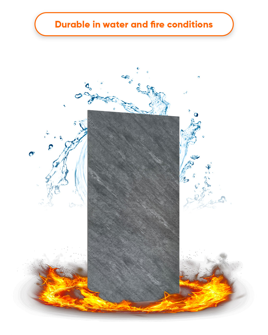 Iron Hand Marble Look Wallpanels