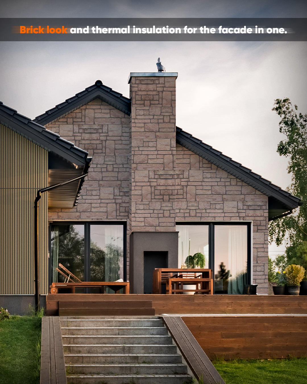 Ancient Traces K-03 3D Faux Mixed Wall Panels