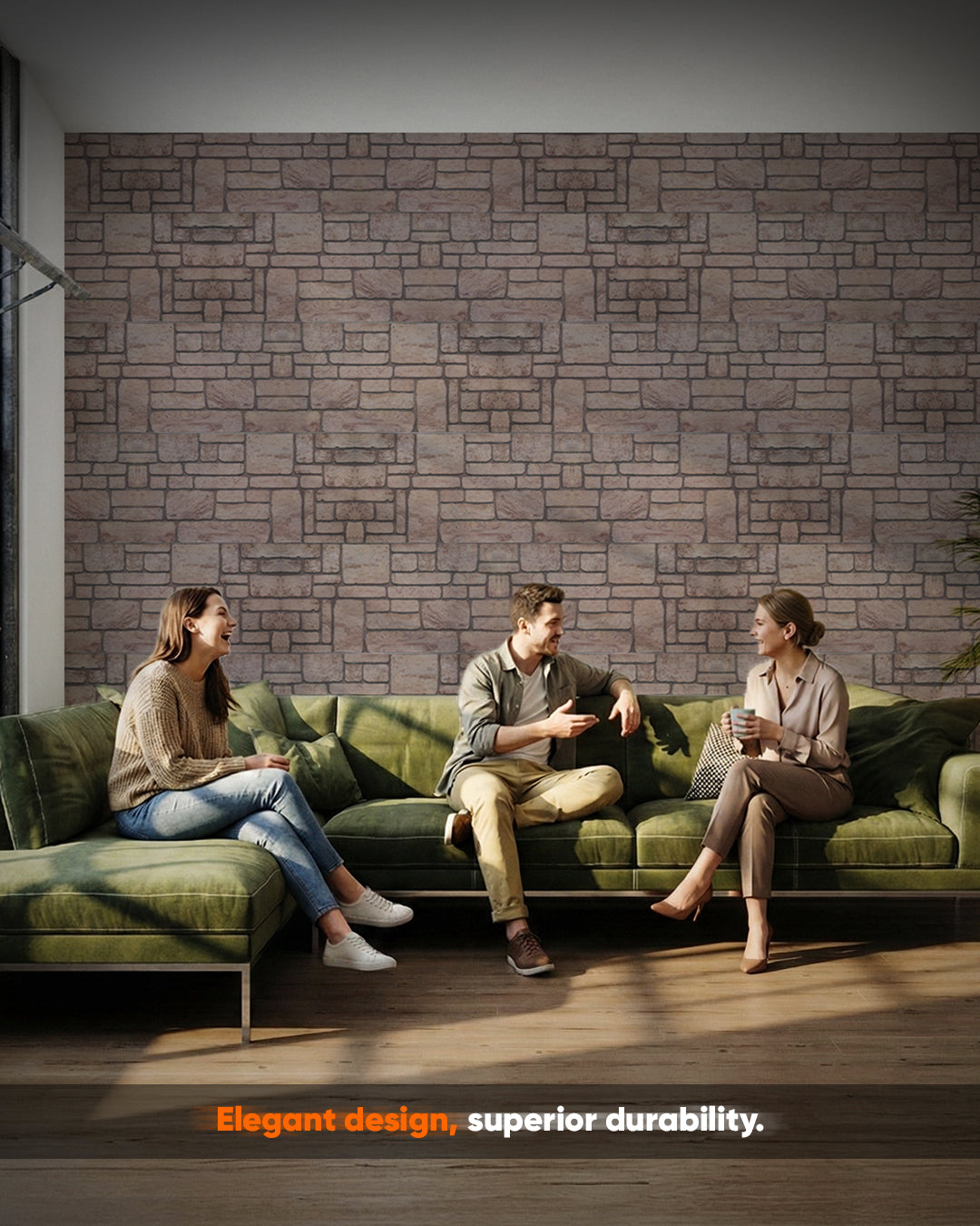 Ancient Traces K-03 3D Faux Mixed Wall Panels
