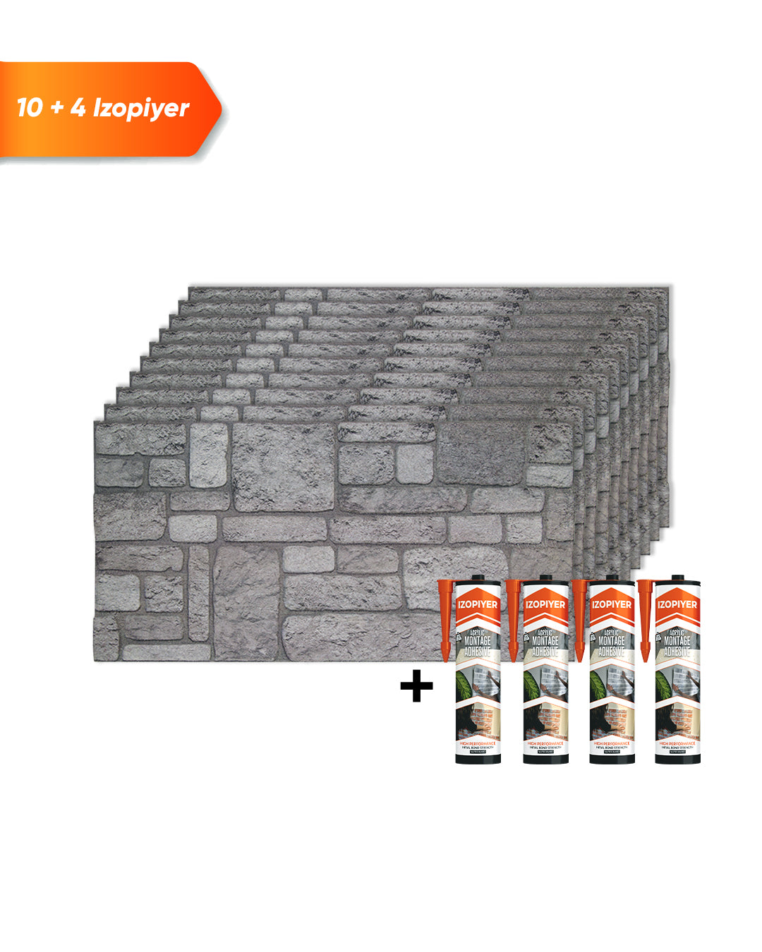 Backyard K-04 3D Brick Mixed Wall Panels