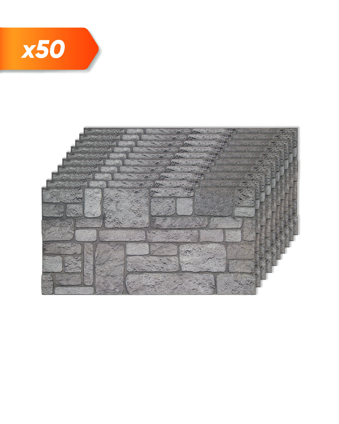 Backyard K-04 3D Brick Mixed Wall Panels