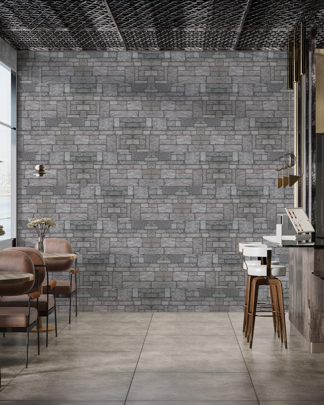 Backyard K-04 3D Brick Mixed Wall Panels