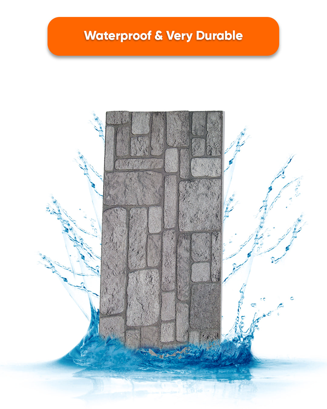 Backyard K-04 3D Brick Mixed Wall Panels