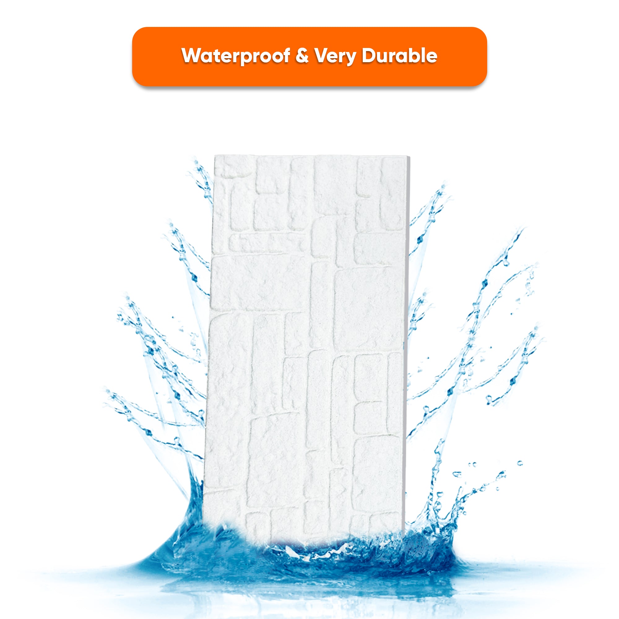 White Snow K-1900 3D White Mix Wall Panels